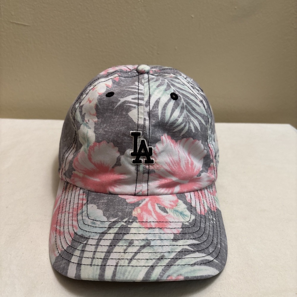Los Angeles Dodgers '47 Brand Baseball Hat Womens One Size Adjustable Floral